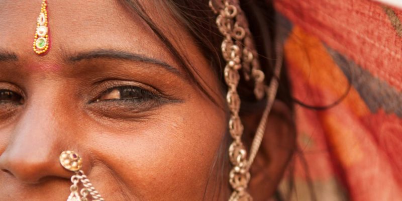 Rajasthan India: portret van vrouw