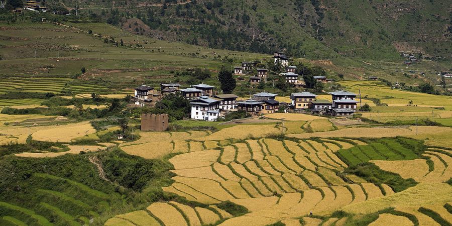 platteland in Bhutan