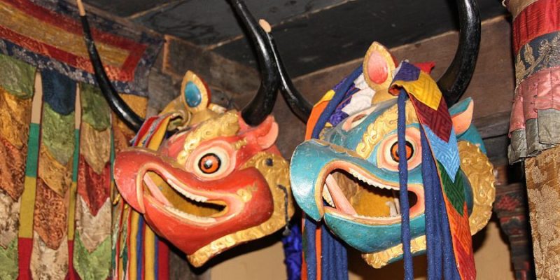Maskers in Bhutan - Reizen naar Bhutan met MyHimalaya