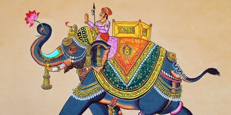fresco in Rajasthan India